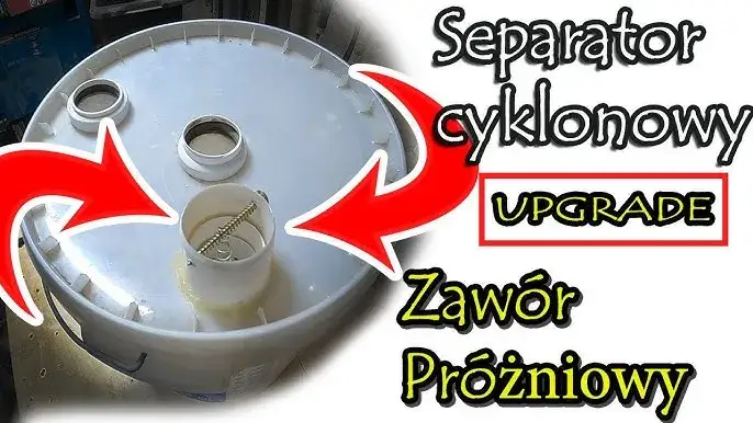 Błędy w budowie separatora cyklonowego DIY