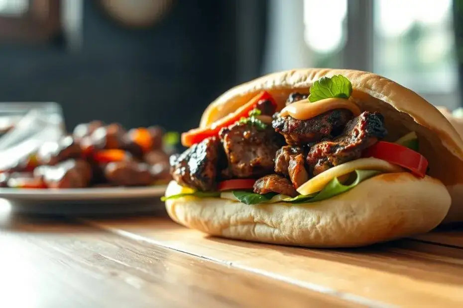 kebab w bułce i kebab na talerzu porównanie