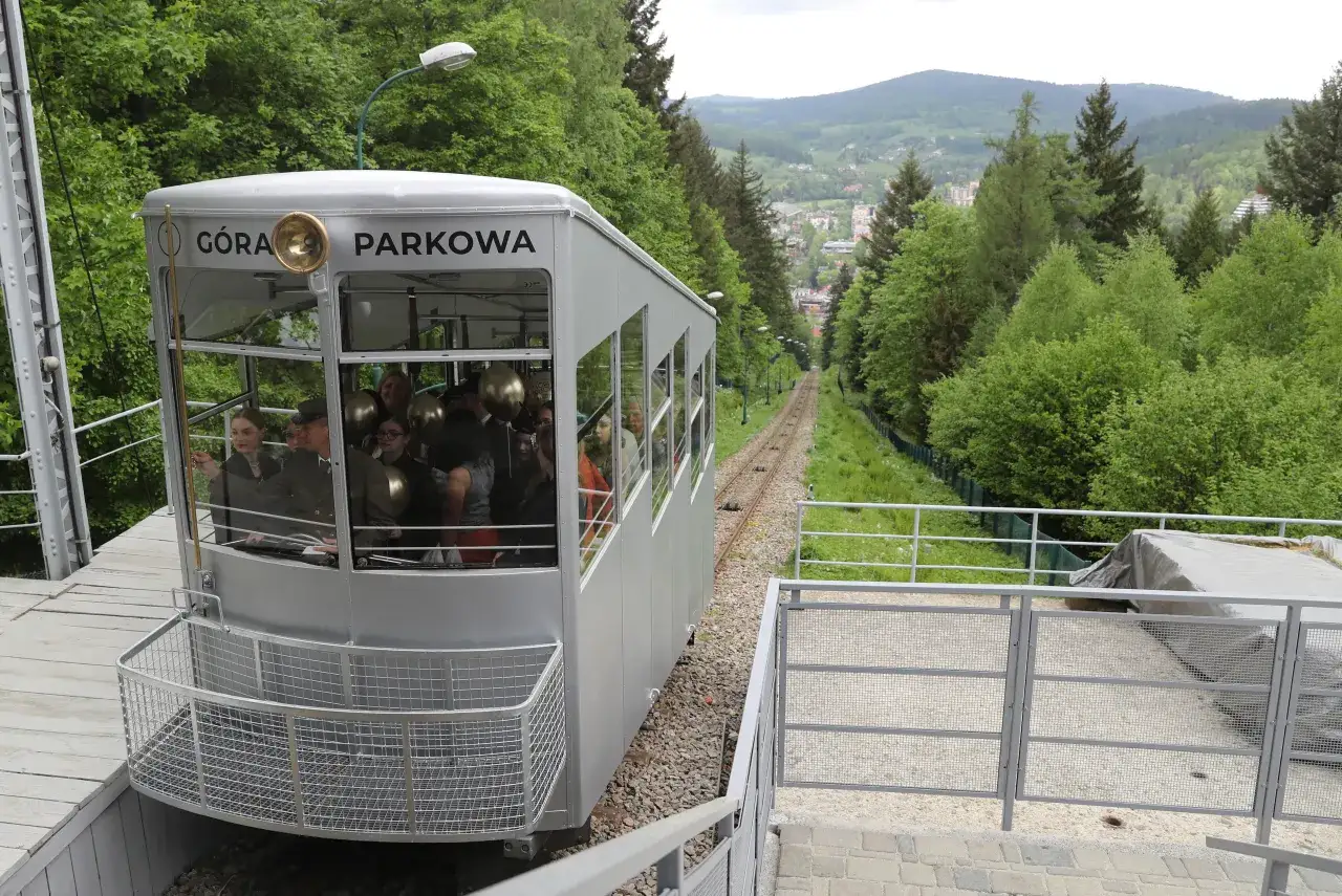 Góra Parkowa Krynica-Zdrój kolejka linowa
