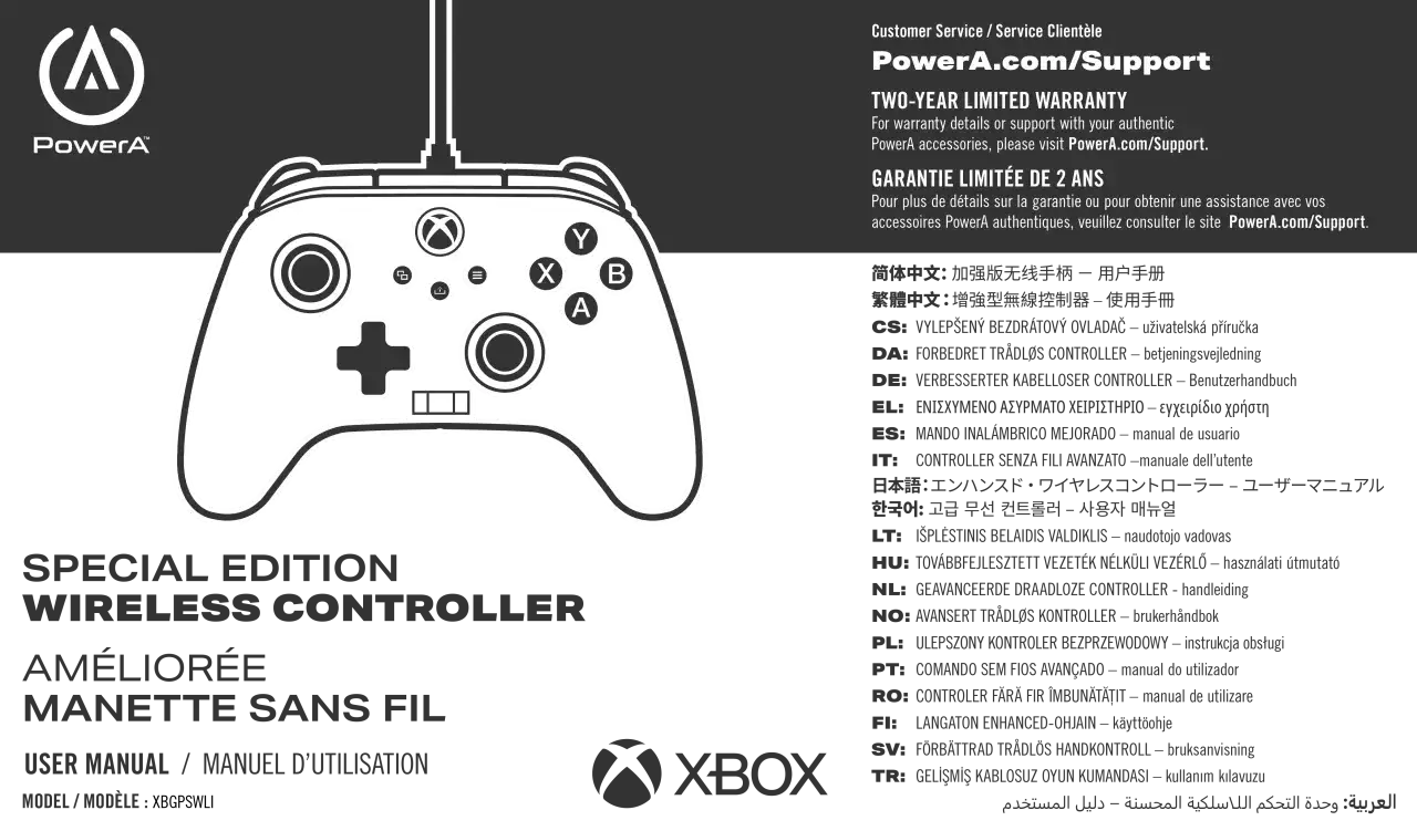 Instrukcja obsługi kontrolera PowerA, jak sparować pada Xbox Series S.