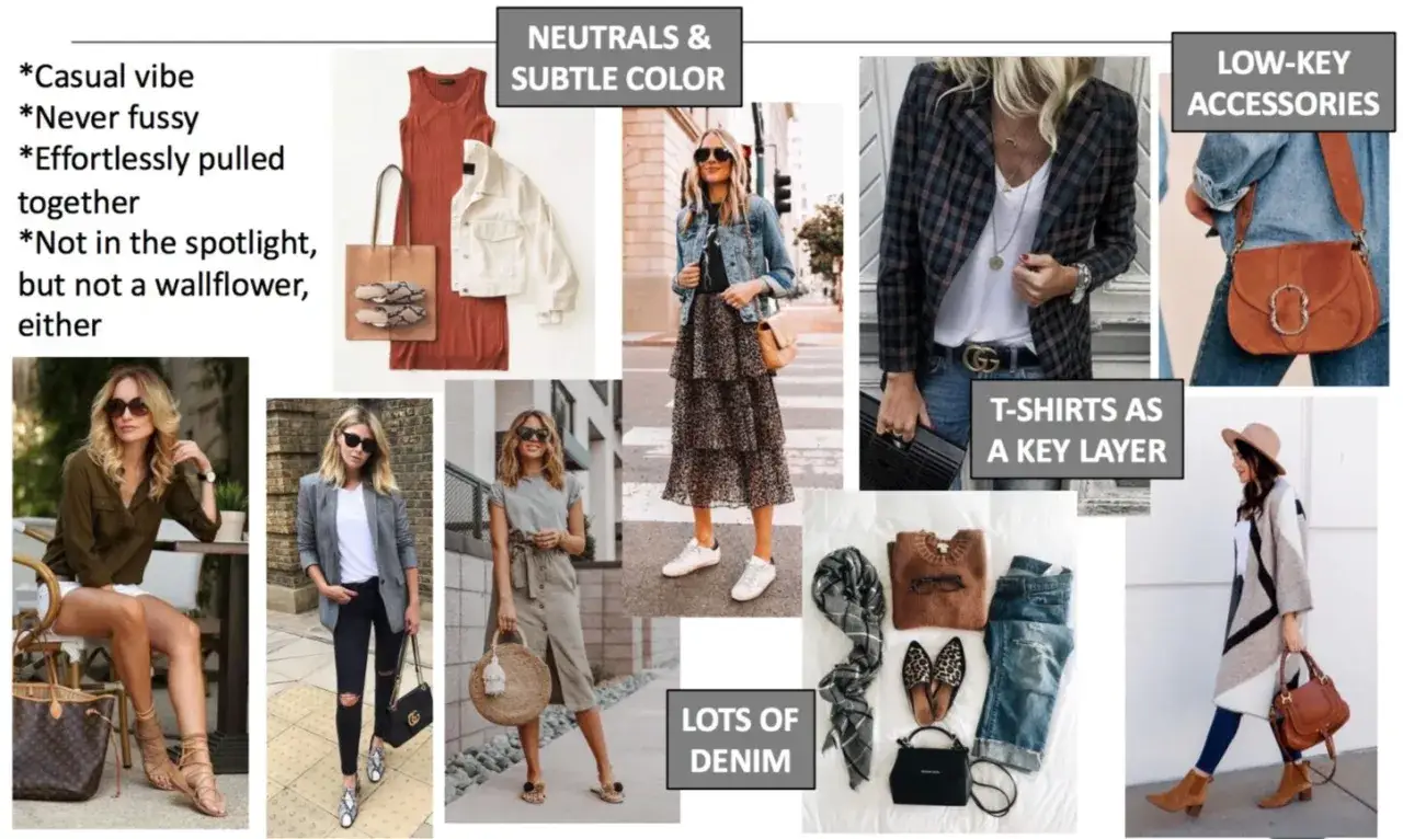 Inspiracje do stworzenia swobodnego, ale stylowego wizerunku. Odkryj, jak znaleźć swój styl, łącząc neutralne kolory, denim i subtelne dodatki.