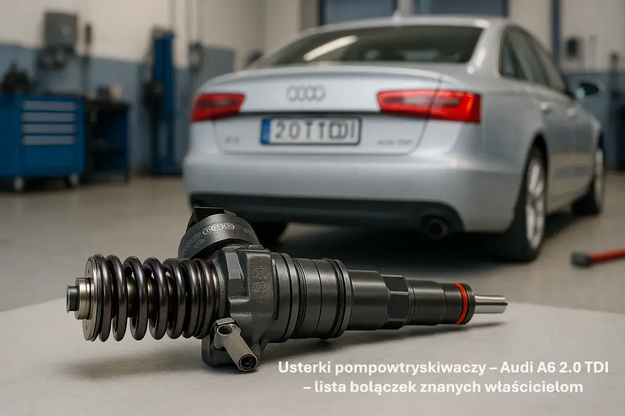 Uszkodzona wiązka pompowtryskiwaczy objawy. Pompowtryskiwacz z Audi A6 2.0 TDI, element kluczowy dla pracy silnika.