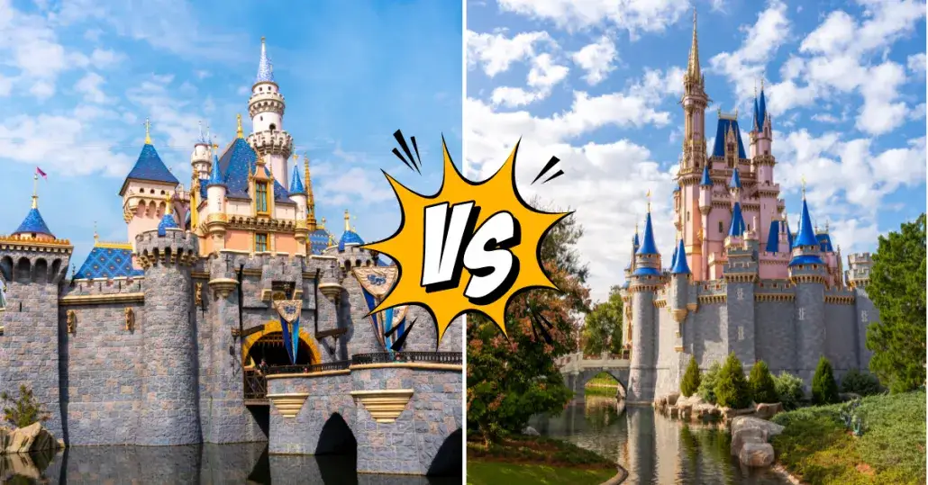 Por&oacute;wnanie Disneyland Kalifornia i Floryda