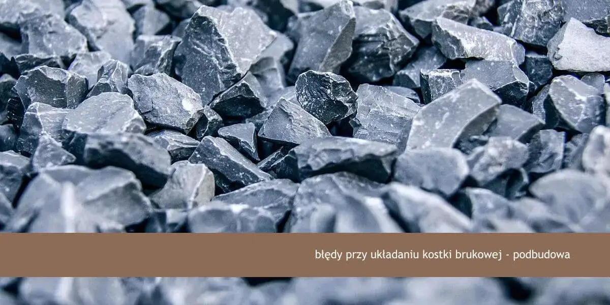 Błędy w układaniu kostki brukowej podbudowa
