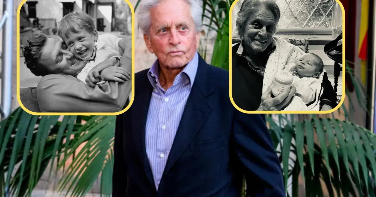 Michael Douglas, od dziecka po dziadka, pokazuje, ile lat ma Michael Douglas.