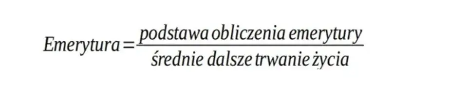 wz&oacute;r obliczania emerytury ZUS