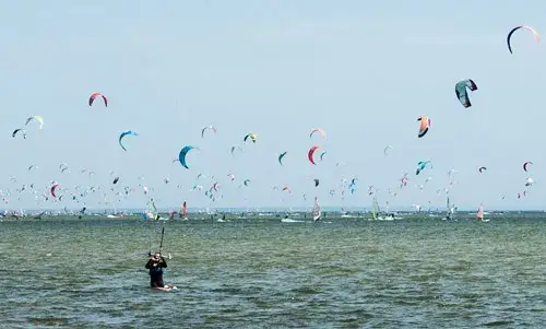 Kitesurfing na Zatoce Puckiej