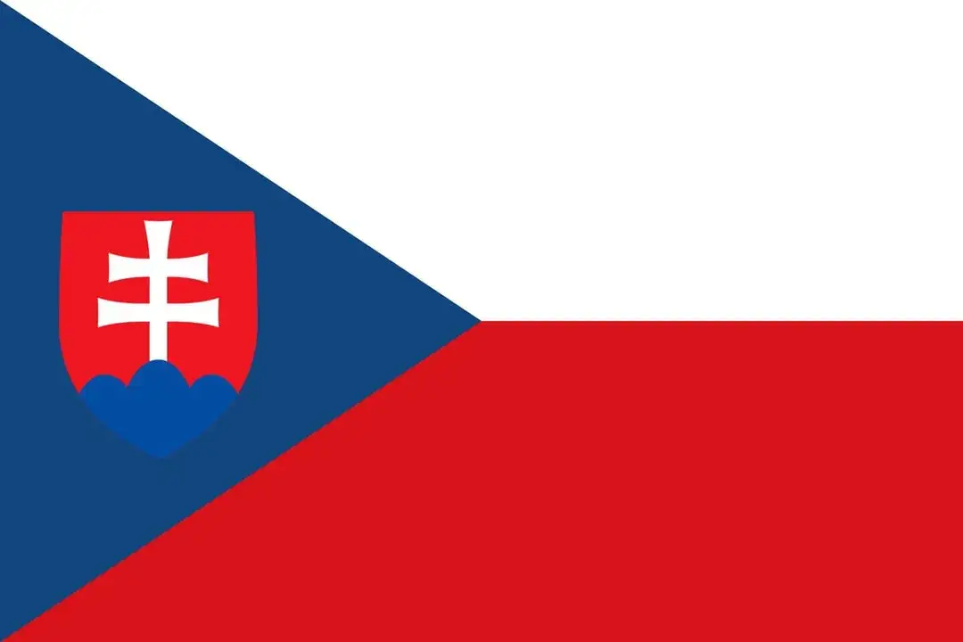 Flaga Czechosłowacji wygląd