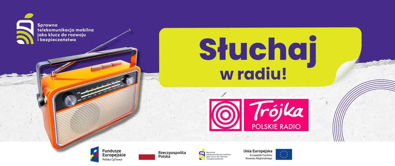 Pomarańczowe radio retro zaprasza do słuchania Trójki, polskiego radia internetowego.