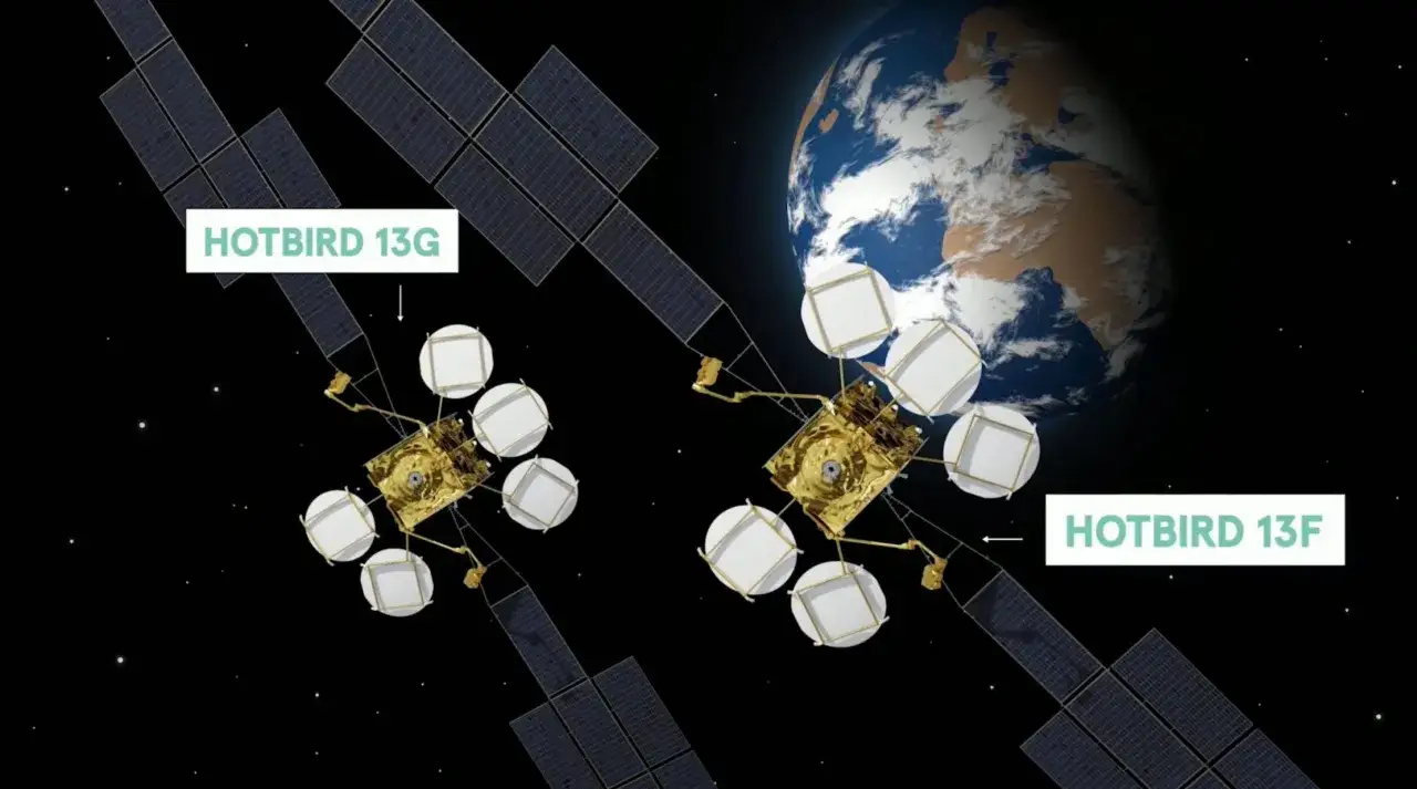Satelity Hot Bird 13F 13G