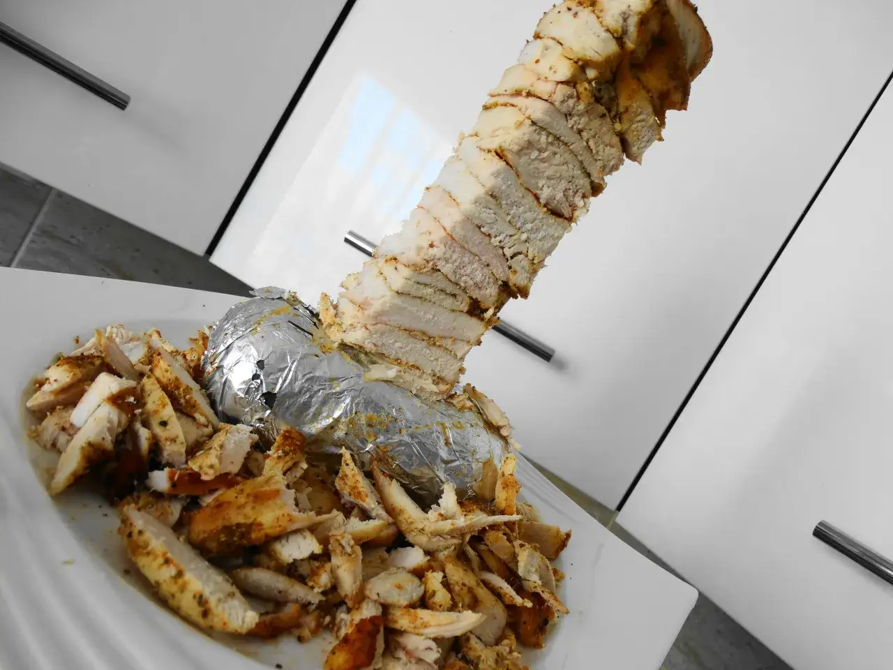 domowy rożen kebab z piekarnika