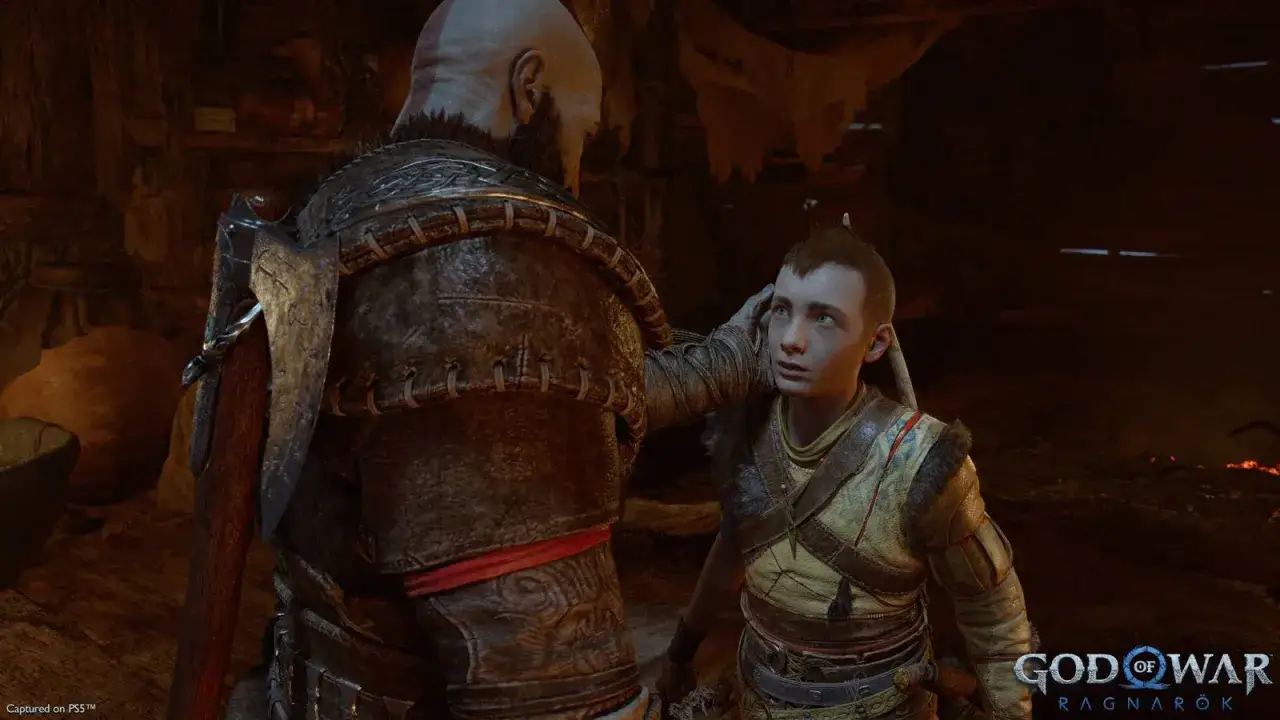 Kratos i Atreus w God of War Ragnarok. Ile trwa fabuła gry? To epicka podróż przez dziewięć światów, pełna wyzwań i emocji.