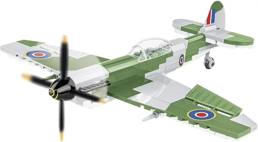 popularne modele zabawek samolotów wojskowych Cobi F-16 Spitfire