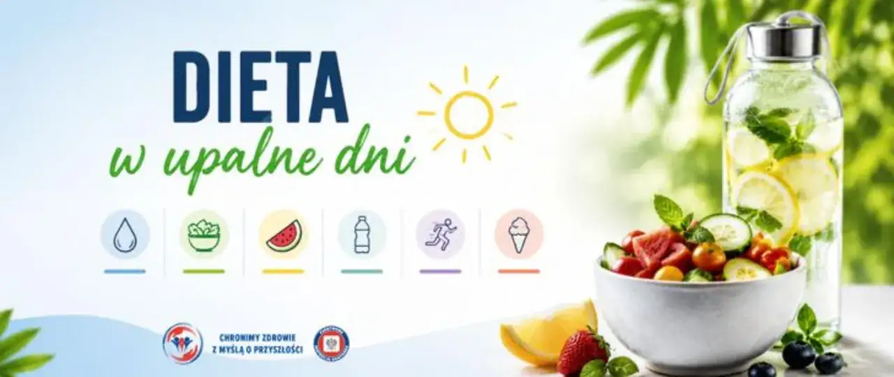 Dieta w upalne dni: woda z cytryną i miętą, sałatka, owoce. Co pić na chore nerki? Woda jest kluczowa.