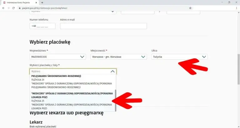 Jak wypełnić deklarację wyboru lekarza POZ - wzór formularza
