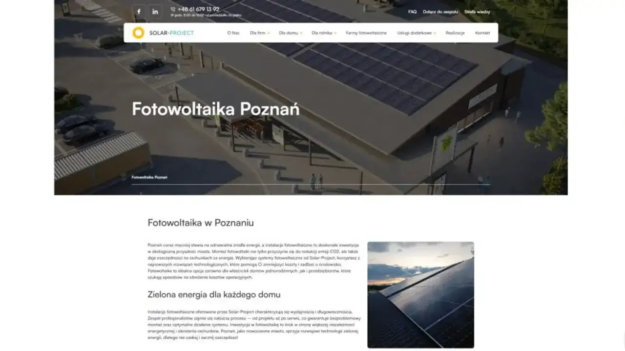 Fotowoltaika Poznań. Czy dofinansowanie do fotowoltaiki jest przychodem? Strona Solar-Project o zielonej energii i oszczędnościach.