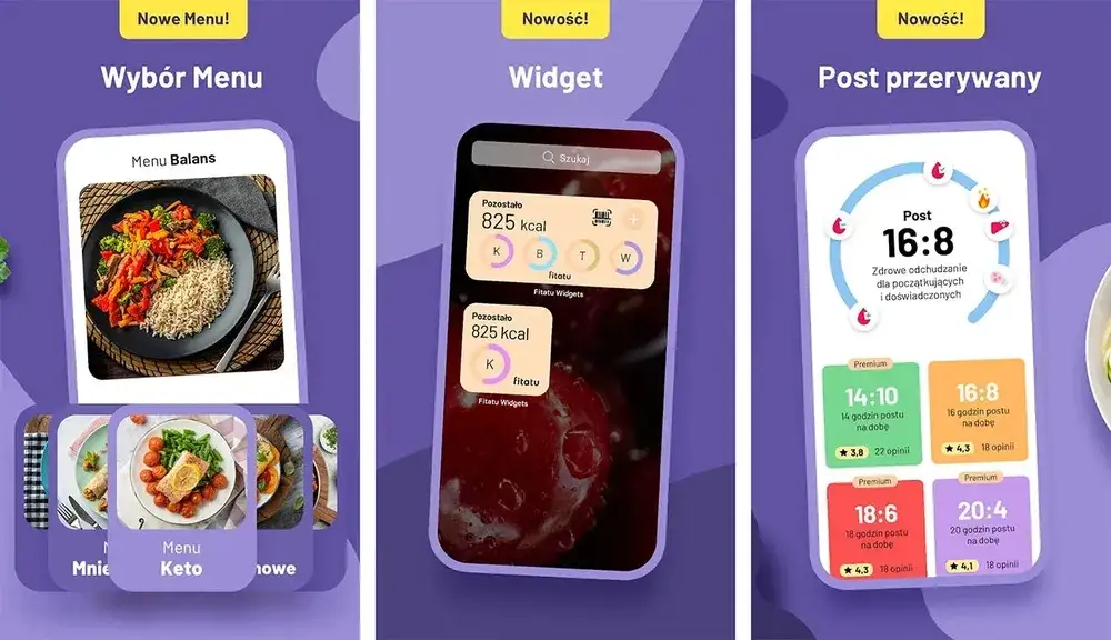 aplikacje mobilne do odchudzania, monitorowanie postępów, Fitatu MyFitnessPal