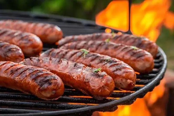 nacinanie kiełbasy przed grillowaniem