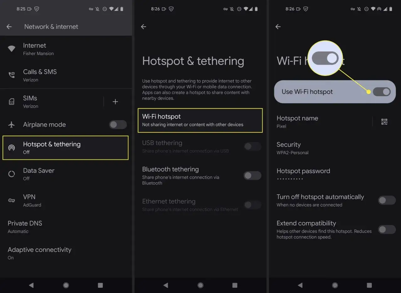 Jak podłączyć hotspot do komputera? Na ekranie telefonu wybierz 