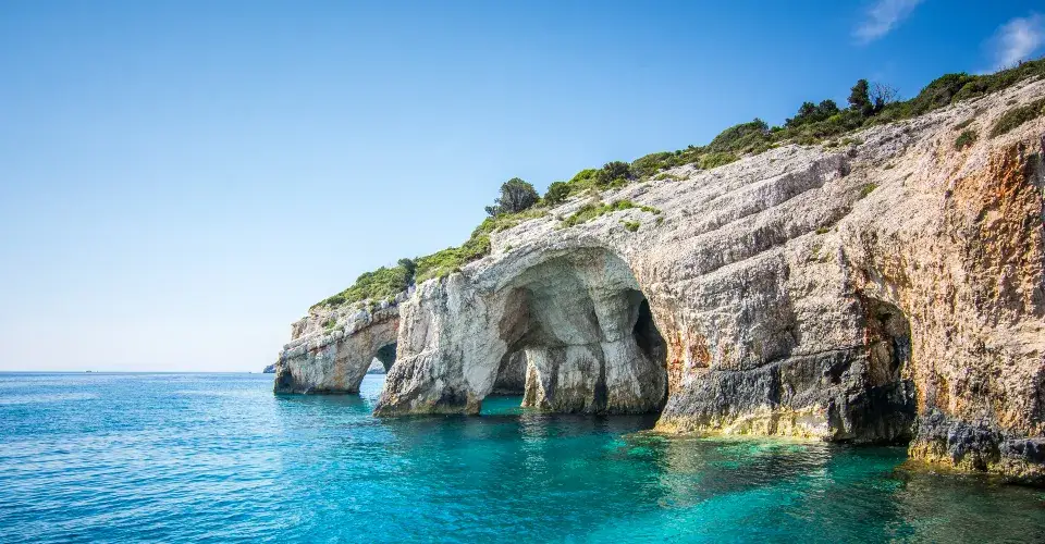 Błękitne Groty Zakynthos