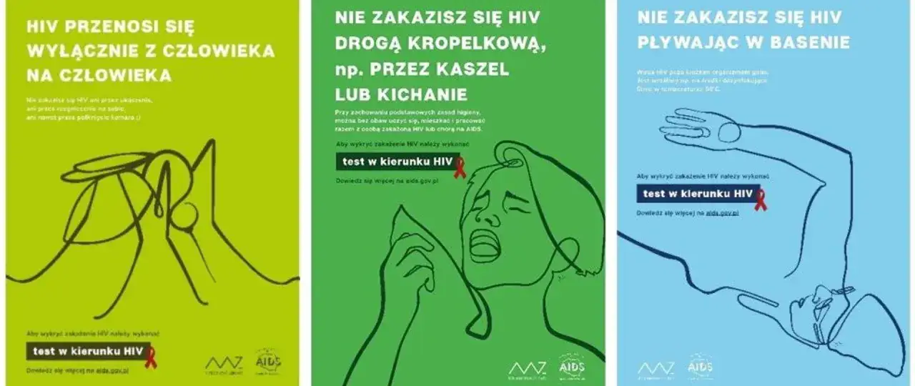 Znaczenie testowania na HIV infografika