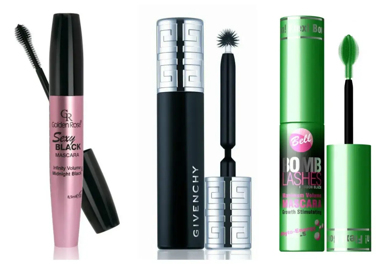 Trzy tusze do rzęs: Golden Rose Sexy Black, Givenchy i Bell Bomb Lashes. Wybierz najlepsze tusze do rzęs dla siebie!