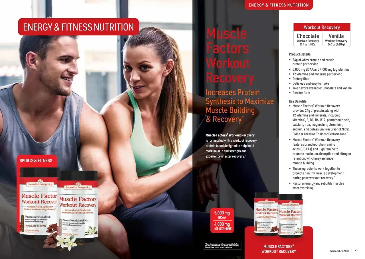 Para buduje mięśnie i regeneruje się po treningu. Dowiedz się, jak stosować białko Muscle Factors Workout Recovery dla lepszych wyników.