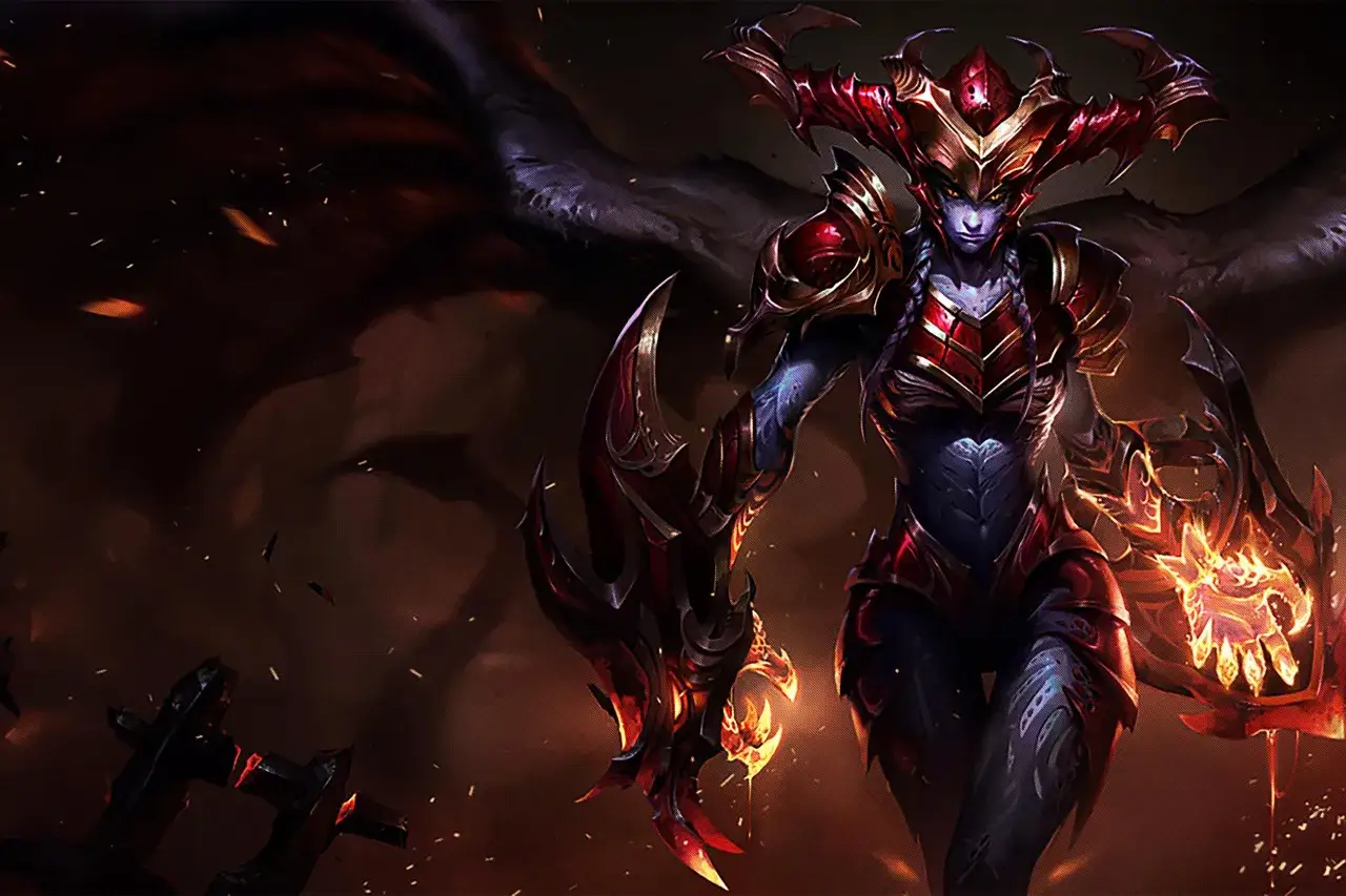 Gracz League of Legends w akcji