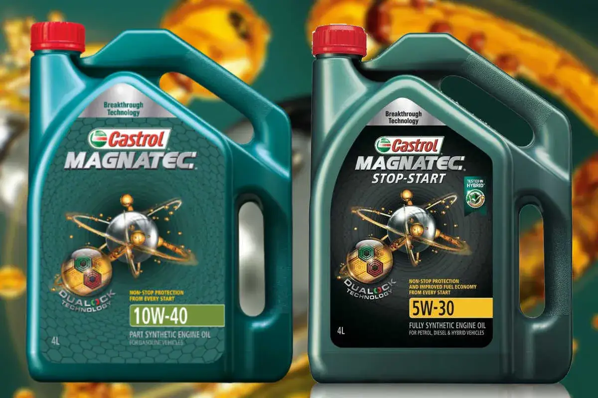 Castrol Magnatec DUALOCK technology diagram