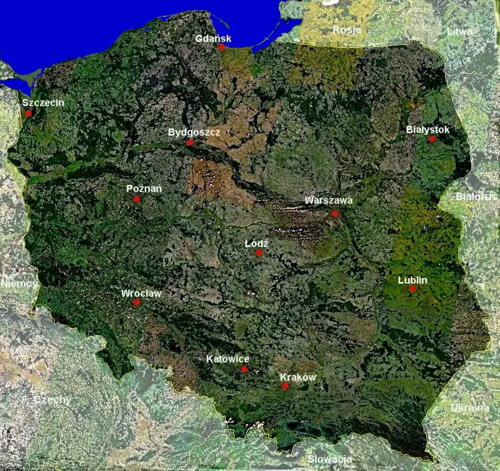 Mapa OpenStreetMap Polska