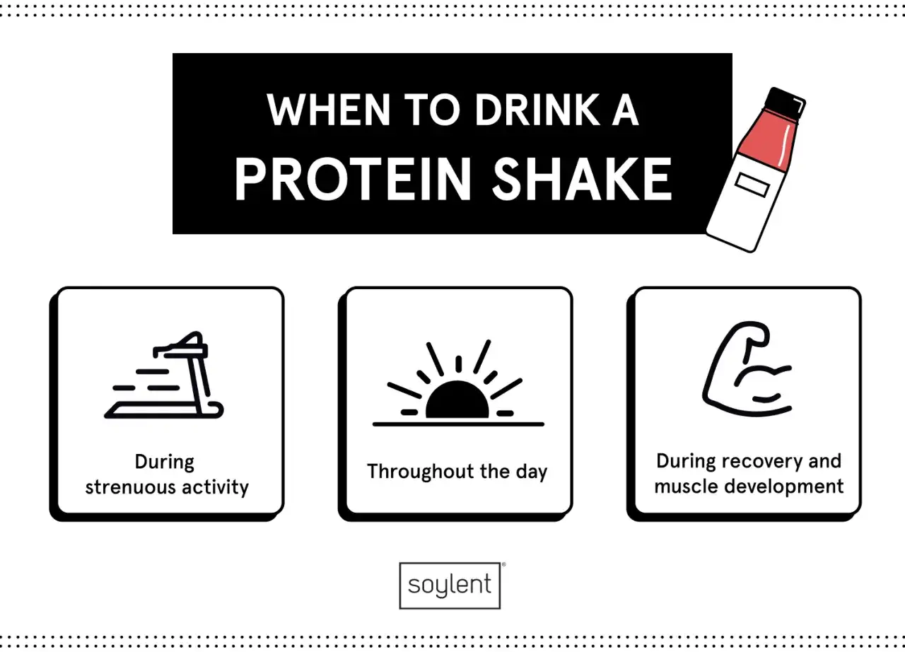 ¿Cuándo tomar batido de proteínas? Durante actividad intensa, todo el día, o para recuperación y desarrollo muscular.