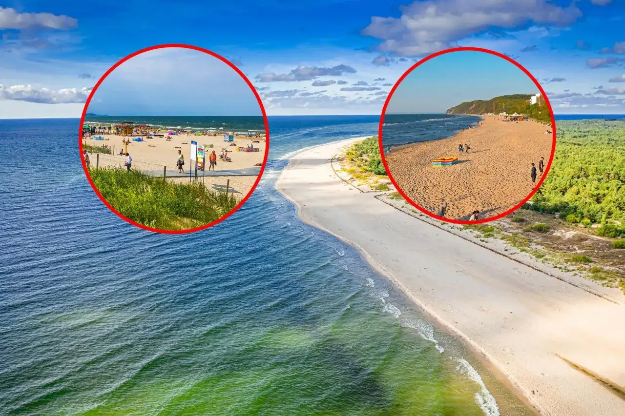Dwa ujęcia plaż nad Bałtykiem. Zastanawiasz się, gdzie najcieplej nad morzem? Sprawdź te miejsca!