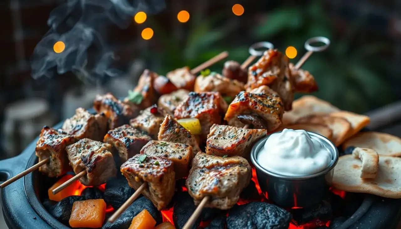Rodzaje mięsa w kebabie, rożen kebab