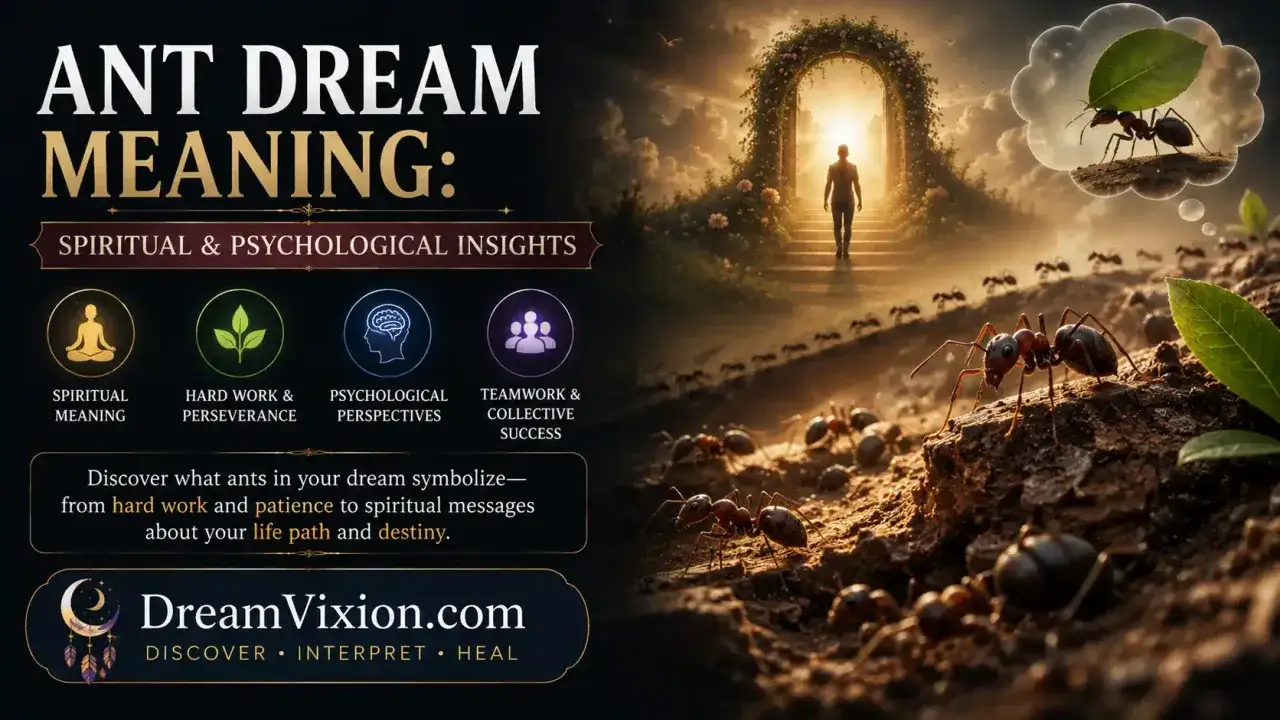 Soñar con hormigas: significado espiritual, trabajo duro, perseverancia y éxito colectivo. Descubre mensajes sobre tu camino vital.