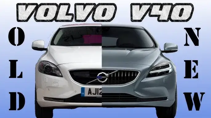 Volvo V40 po liftingu i przed liftingiem porównanie reflektorów