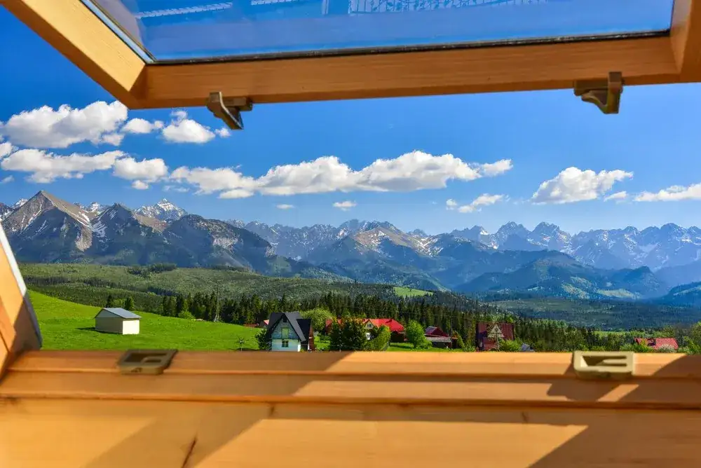 Willa G&oacute;rski Wierch spa jacuzzi sauna widok na g&oacute;ry