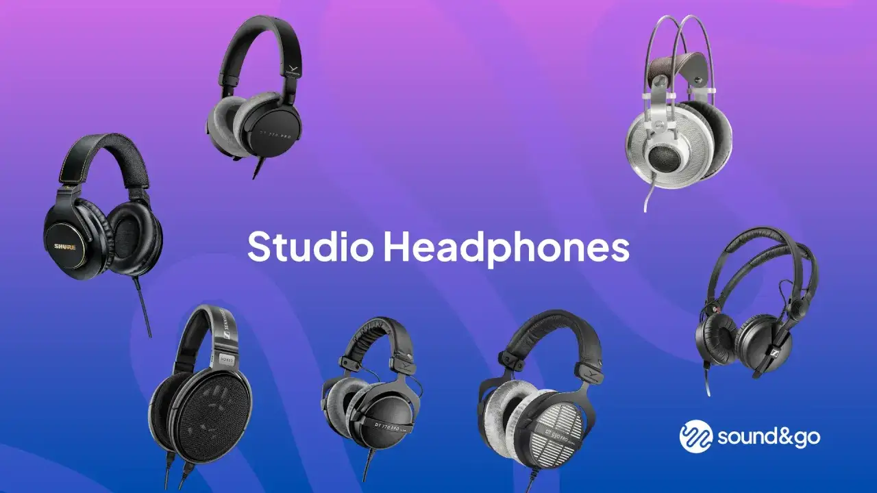 Studio-Kopfh&ouml;rer im Vergleich: 80 Ohm vs. 250 Ohm. Verschiedene Modelle von Beyerdynamic, Shure, Sennheiser und AKG.
