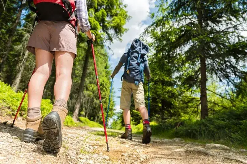 błędy przy wyborze kijków trekkingowych, źle dobrane kijki trekkingowe