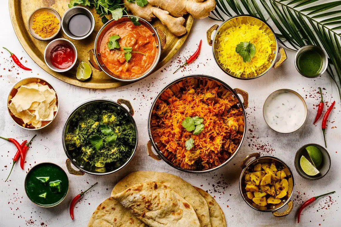 Indische Gerichte Vielfalt