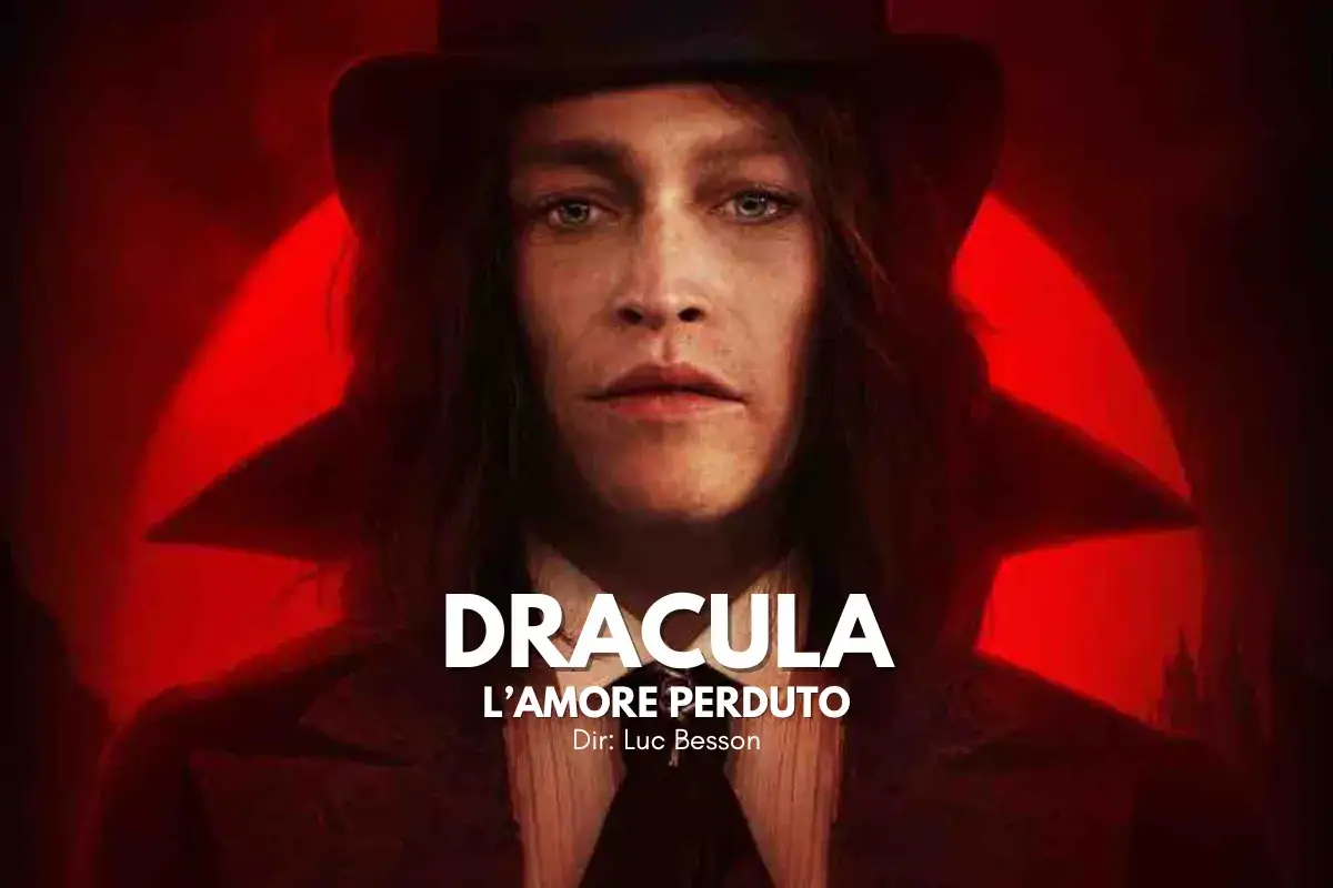 Dracula, L'amore Perduto: un ritratto intenso del conte, avvolto da un'aura rossa, suggerisce una storia d'amore tormentata.