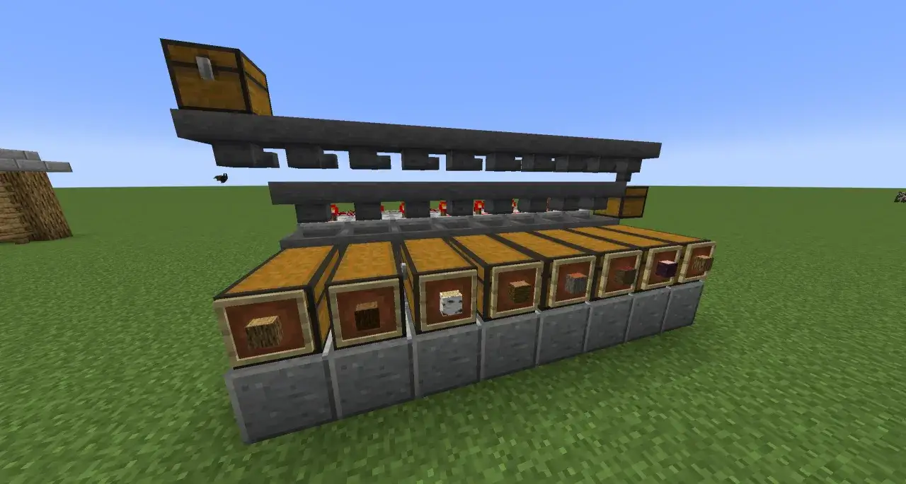Minecraft redstone mechanizmy farmy