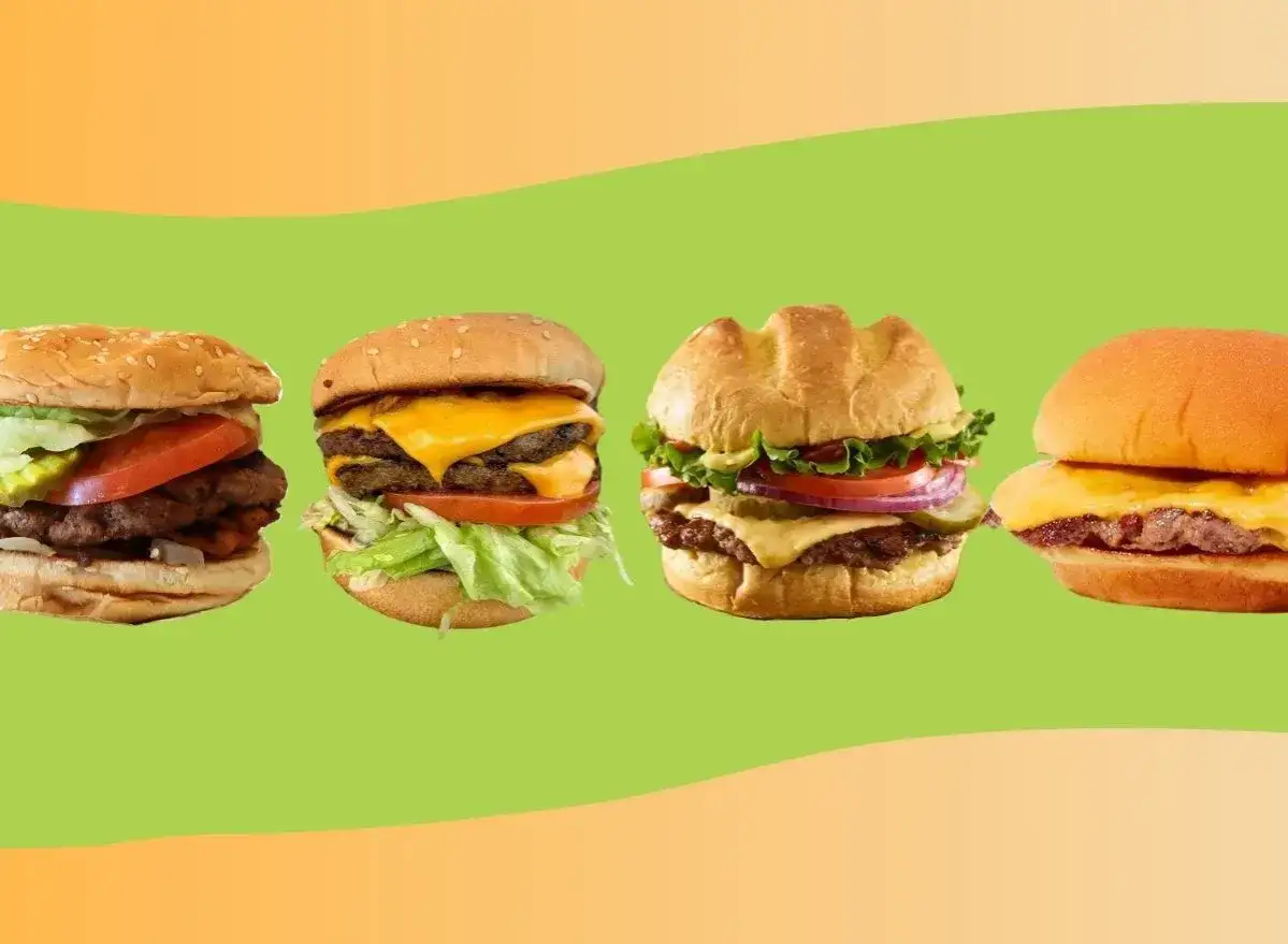 porównanie burgerów z różnych restauracji fast food