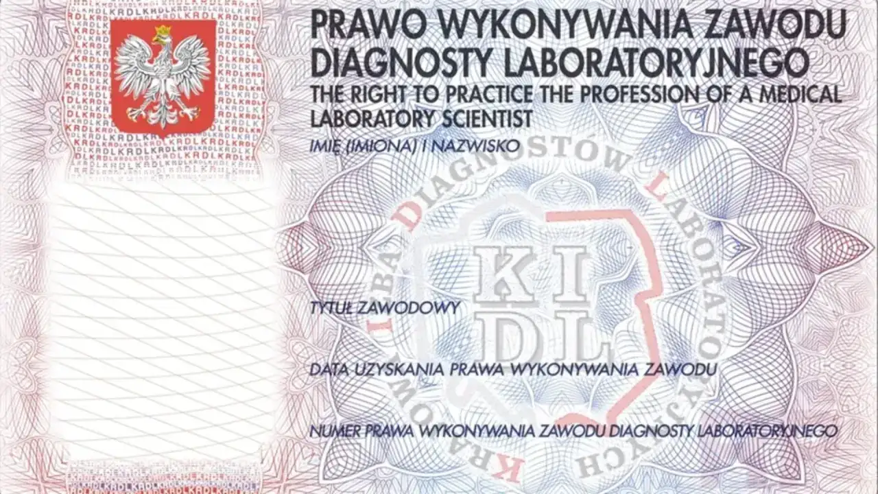 Dokument potwierdzający prawo do wykonywania zawodu diagnosty laboratoryjnego. To ważny krok dla każdej licencjonowanej pielęgniarki chcącej rozwijać się w tej dziedzinie.