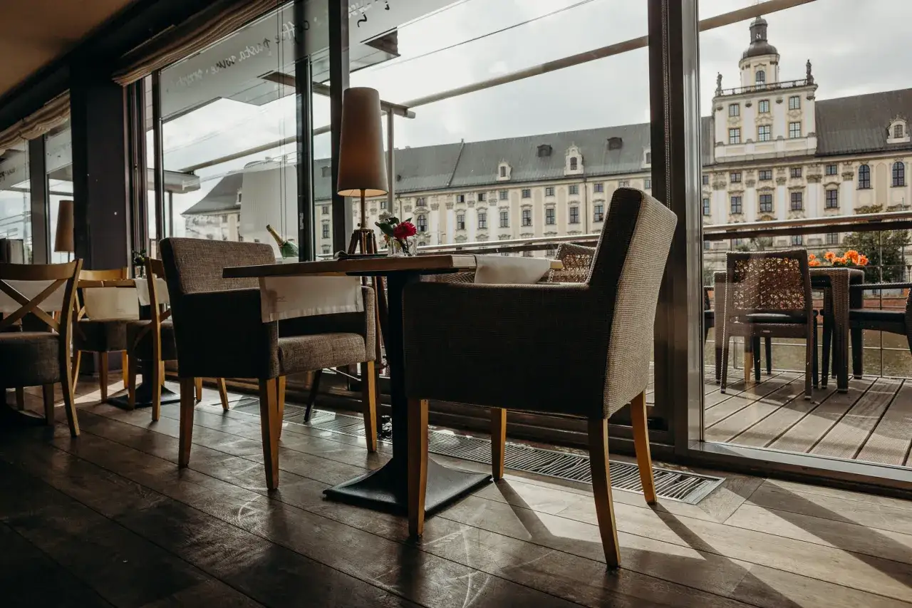 Romantyczna restauracja Wrocław widok