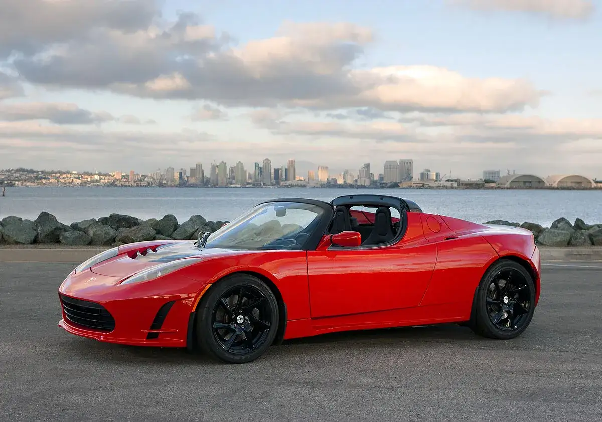 Tesla Roadster 2008 pierwszy model