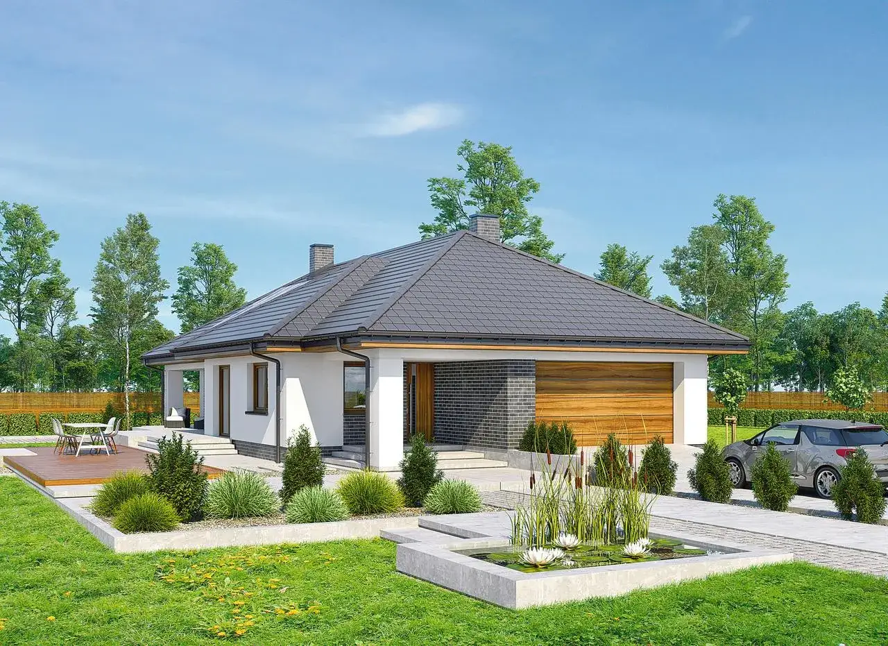 Projekty dom&oacute;w parterowych na małą działkę