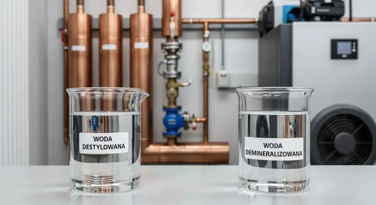 R&oacute;żnice między wodą destylowaną demineralizowaną a kranową