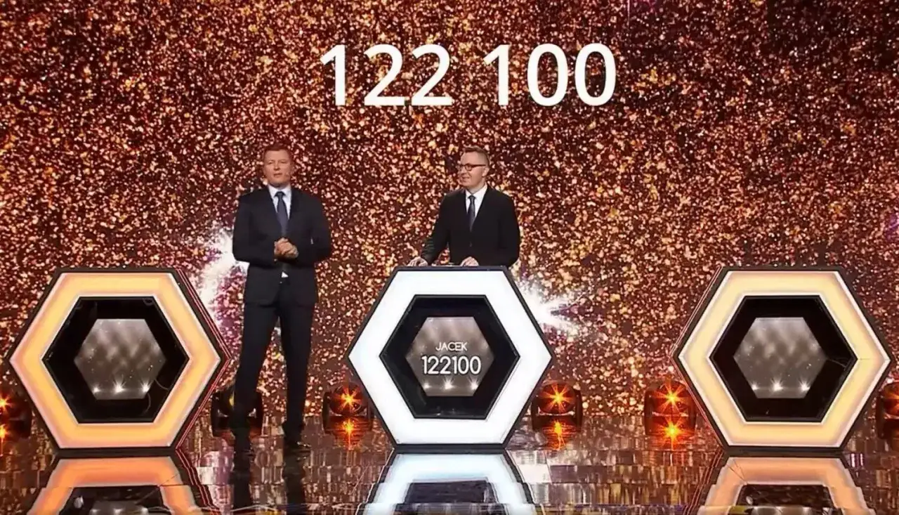 Jacek zdobył 122100 punktów w finale