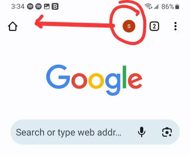 ikona tłumaczenia google chrome w pasku adresu