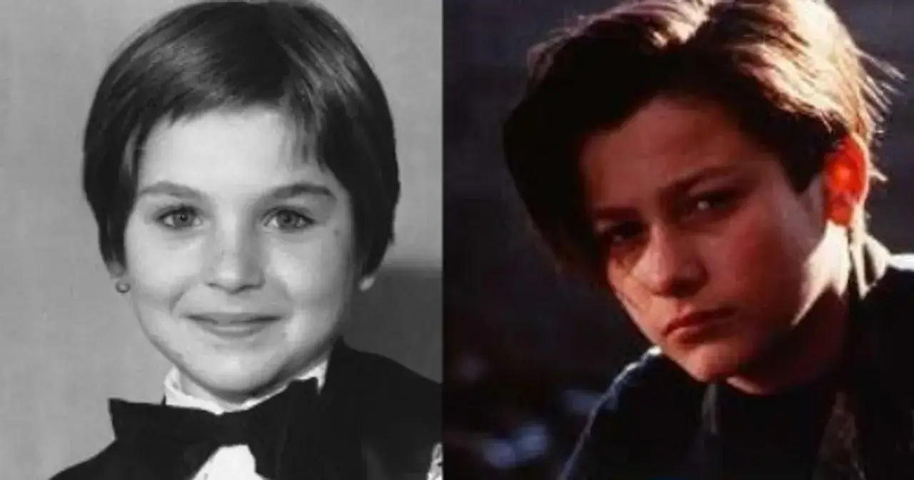Dwa zdjęcia młodego Macaulaya Culkina. Po lewej w garniturze, po prawej w mrocznym kadrze. Pamiętacie w jakich filmach grał Macaulay Culkin?